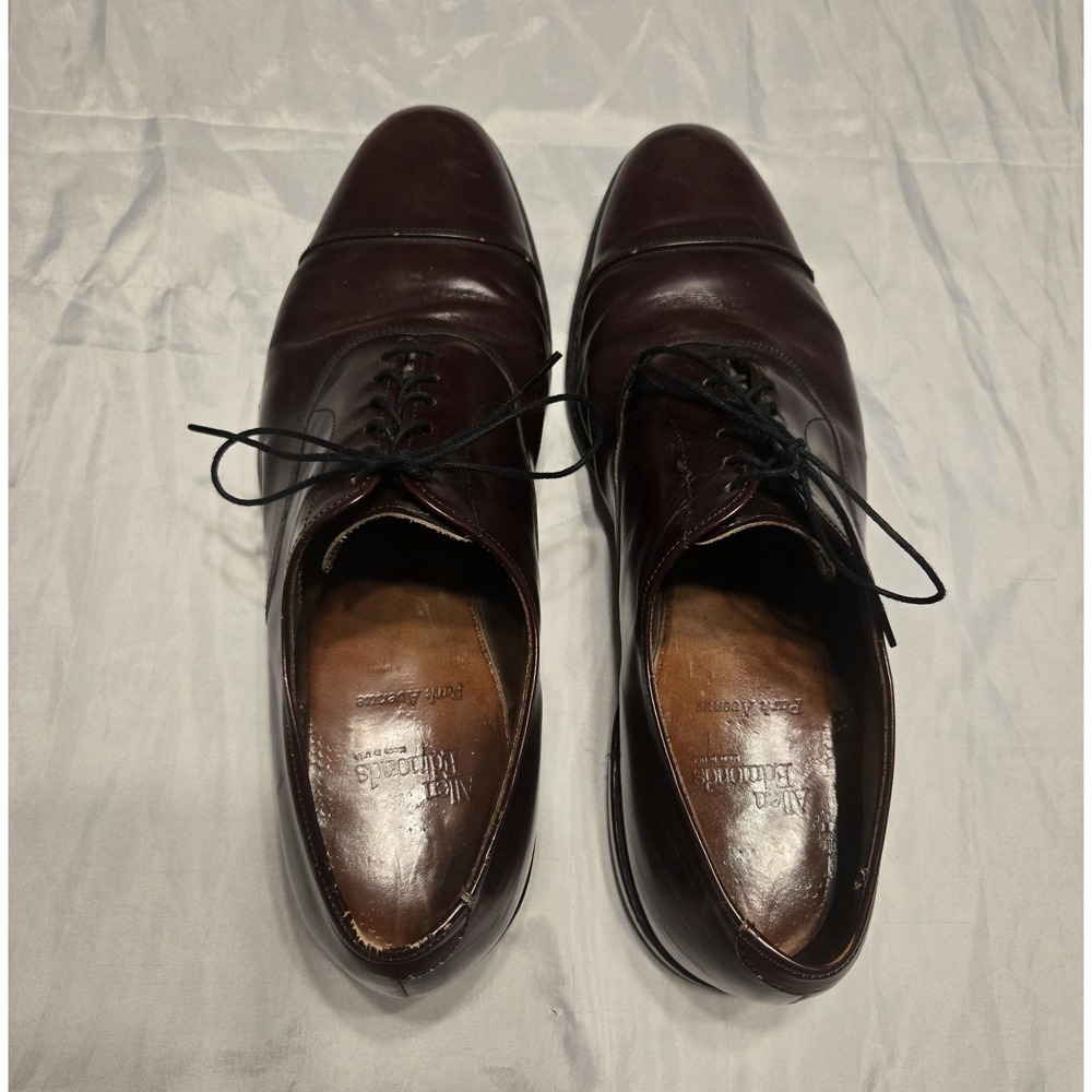 Allen Edmonds Park Avenue 13B Cap Toe Oxford Brown Leather Dress Shoes USA